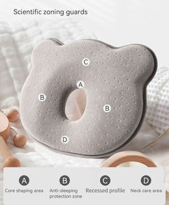 Bantal tidur bayi baru lahir, disesuaikan nyaman busa memori Kepala tidur bayi baru lahir bantal tidur - Product Image 6