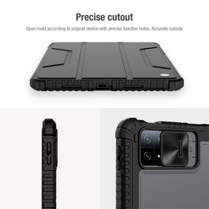 ฝาครอบกล้องสไลด์ระบบแม่เหล็กเต็มพื้นที่สำหรับ Xiaomi <span class=keywords><strong>Mi</strong></span> Pad 6 / Pad 6 Pro <span class=keywords><strong>11</strong></span> "<span class=keywords><strong>NILLKIN</strong></span> ARMOR SLIP Camera พร้อมที่ใส่ดินสอหนังฝาพับ - Product Image 4