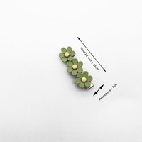 Petite pince à cheveux fleur de marguerite d'été pinces à fleurs en métal blanc