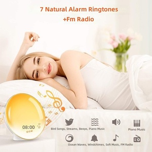 Luce Notturna USB a Forma di Pianeta Nordico con Simulazione dell'Alba e Tramonto, Sveglia e <span class=keywords><strong>Orologio</strong></span> <span class=keywords><strong>da</strong></span> <span class=keywords><strong>Tavolo</strong></span>, Bestseller - Product Image 2
