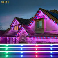 IP68屋外の休日のクリスマスは家のためのDC48V DC12V rgbwの永久的な休日の照明装飾を導きました