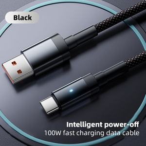 Cable USB a Tipo C Universal de Alta Calidad de 100 W, 1.2 M 2 M, Cargador de Datos, Carga Rápida para Teléfono Móvil - Product Image 5
