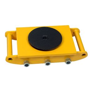 Прочный набор тележек для тяжелых грузов из нержавеющей стали 6Т для улицы с восьмиколесной платформой и круглыми/квадратными подушками, промышленные роликовые тележки - Product Image 2