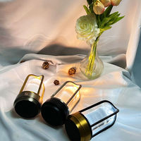 Lampe de table moderne en cristal rechargeable sans fil pour décor de restaurant, ambiance extérieure et intérieure
