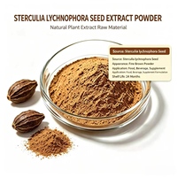 Extrait de graines de Sterculia Lychnophora en poudre en vrac, naturel, 20:1, extrait végétal pour la production en masse de matières premières alimentaires