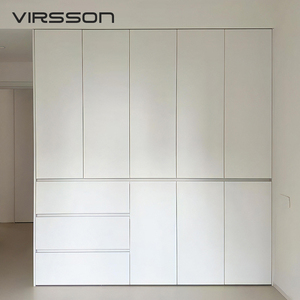 <span class=keywords><strong>Armoire</strong></span> de chambre en bois massif écologique et durable avec <span class=keywords><strong>portes</strong></span> <span class=keywords><strong>coulissantes</strong></span>, design moderne blanc, garantie 5 ans pour le rangement à domicile et en hôtel - Product Image 1