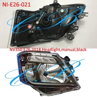 Phare électrique noir phare pour caravane urvan NV350 E26 2018 Ambulance bus auto lampe phares 26060-5YE6B 26010-5YE6B