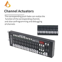 Console de contrôle d'éclairage DMX 512, console d'éclairage DMX512 pour discothèque, équipement DJ