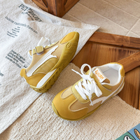 Chaussures de sport pour enfants printemps-été en maille, nouvelles chaussures Forrest Gump pour filles à semelle souple et fermeture montante à la cheville