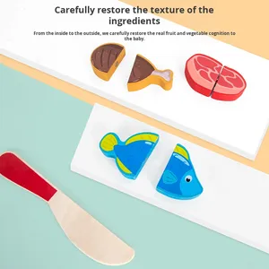 Haute qualité <span class=keywords><strong>en</strong></span> <span class=keywords><strong>bois</strong></span> fruits coupe Puzzle Simulation conseil <span class=keywords><strong>cuisine</strong></span> semblant jouer <span class=keywords><strong>jouet</strong></span> pour fruits et légumes - Product Image 2