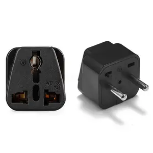 Travel power converter 2 Pin 3 Pin Eu To Uk adapter plug