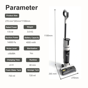 <span class=keywords><strong>Aspirateur</strong></span> eau et poussière autonettoyant à forte aspiration 14000 Pa, longue autonomie, idéal pour sols durs domestiques – Livraison rapide, le <span class=keywords><strong>mieux</strong></span> noté - Product Image 4