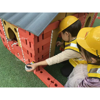 Enfants populaires jouent mousse EVA blocs de Construction jardin grandes briques rouges ensemble de jeu blocs de construction équipement de gymnastique sensorielle à vendre