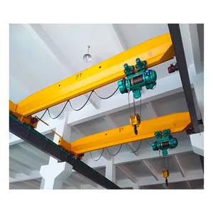 Grúa aérea de una sola viga Control remoto Motor de puente de viaje eléctrico 5Ton/10Ton/15Ton Capacidad 25m Max Workshop-Nuevo - Product Image 2