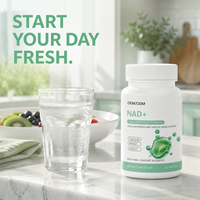 Capsules NAD+ Formule de vitalité cellulaire Énergie et soutien à l'âge sain Complément alimentaire 60 unités