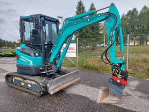 รถขุดไฮดรอลิกแบบตีนตะขาบ ยี่ห้อใหม่เอี่ยม ขนาด 2.75 ตัน รุ่น Swe25UF พร้อมอุปกรณ์เสริม - Product Image 2