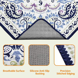 <span class=keywords><strong>ISO</strong></span>-zertifizierte Fabrik Wiederverwendbare Waschbare Atmungsaktive Wasserdichte Faser-Haustiermatte Reißfeste Welpen-Trainingsunterlage - Product Image 2