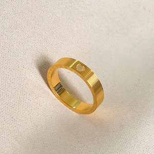 Vòng thép không gỉ cho nam giới và phụ nữ, phong cách cổ điển, Vòng đồng bằng, không phai, vài ngón tay trỏ phù hợp với vòng - Product Image 6