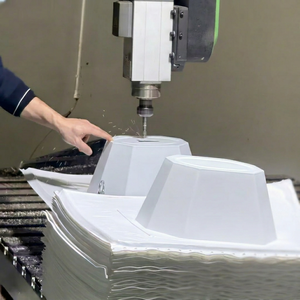 ชิ้นส่วนพลาสติกขึ้นรูปด้วยความร้อนแบบสุญญากาศ ABS CNC ผลิตภัณฑ์กระบวนการผลิตตามสั่ง - Product Image 1