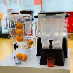 Dispensador de Bebidas Comercial de Plástico con 2 Grifos y Enfriamiento Eléctrico para Eventos de Catering, Fiestas, Bodas, Restaurantes y Bufés - Product Image 3