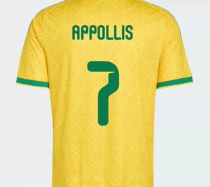 เสื้อฟุตบอลทีมชาติแอฟริกาใต้ ฤดูกาล 2026/27 แบบเหย้าและเยือน พร้อมหมายเลขและตราสโมสร ขายส่ง - Product Image 3