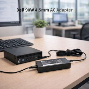อะแดปเตอร์ไฟ AC 90W 4.5 มม. สำหรับ <span class=keywords><strong>Dell</strong></span> <span class=keywords><strong>Inspiron</strong></span> Latitude OptiPlex Micro <span class=keywords><strong>Dell</strong></span> Pro <span class=keywords><strong>AIO</strong></span> - Product Image 4