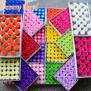 Jabones <span class=keywords><strong>de</strong></span> Rosa Ammy, Decoración Floral para el Hogar, Jabón <span class=keywords><strong>de</strong></span> Rosa <span class=keywords><strong>de</strong></span> 3 Capas, Cabeza <span class=keywords><strong>de</strong></span> Rosa Fragante <span class=keywords><strong>de</strong></span> 5 cm, Ramo <span class=keywords><strong>de</strong></span> Rosas Artificiales, Día <span class=keywords><strong>de</strong></span> San Valentín - Product Image 4