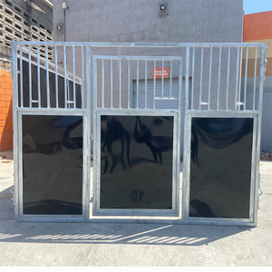 Offre Spéciale : Écuries portables de 3,6 m de long pour chevaux, boxes extérieurs avec façades, design extérieur, abri pour chevaux avec toit et porte - Product Image 5