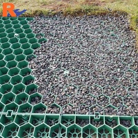 Grilles de pavage en plastique haute résistance pour allées et parkings, en HDPE, à emboîtement rapide, pour l'aménagement vert des allées