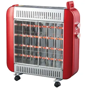 클래식 디자인 핫 세일 휴대용 석영 관 전기 히터 가습기 캐스터