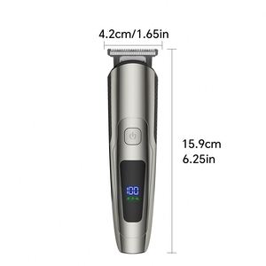 Cortadora de Pelo Eléctrica Recargable Multifuncional, Juego de Recortadoras con Cuchilla de Acero Inoxidable para Uso Doméstico - Product Image 4