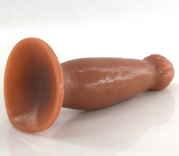 Dildo de Plástico Grande, Súper Suave y Realista, Diseño al por Mayor, Juguete Sexual para Adultos con Correa