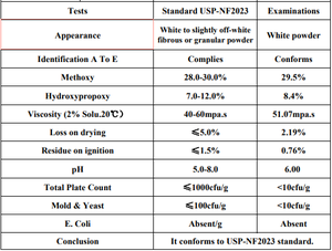 Lebensmittelqualität HydroxyPropylMethylcellulose (HPMC E50) Pulver Stabilisatoren & Verdickungsmittel 25kg Trommel Sack Wettbewerbsfähiger Preis - Product Image 2