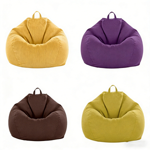 Sillón Puff Mini, Sofá Suave con <span class=keywords><strong>Funda</strong></span> Extraíble y Plegable para Adultos - Product Image 1
