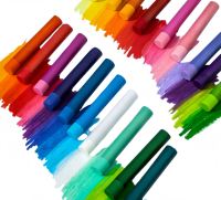Couleurs vives Crayons Classe Pack 288 Compte Non Toxique Cire Organique Art Fournitures Enfants En Vrac Salle De Classe Lavable Sûr Peinture Outils