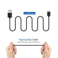 Câble de chargement de données USB 1M/1.8M/3M pour manette PS4, cordon de chargeur pour PlayStation 4/PS4 Slim/PS4 Pro, accessoires de jeu