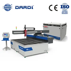 Mesin cnc waterjet terbaik Tiongkok, mesin pemotong air 5 sumbu diskon harga 1500*2500(x * y)/413MPa