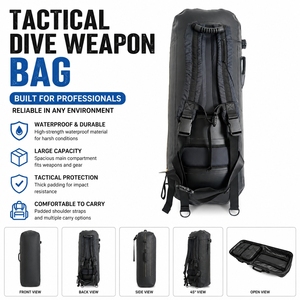 Sac d'entraînement tactique de plongée avec système Molle, pochette de rangement pour fusil de pêche <span class=keywords><strong>sous</strong></span>-marine, réutilisable, portable, léger, étanche, pour la chasse <span class=keywords><strong>sous</strong></span>-marine - Product Image 5