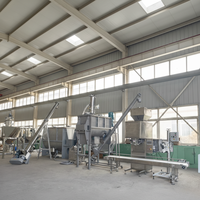 Ligne de production et d'emballage de machines pour le mélange, le remplissage et le conditionnement de poudre de protéines de lactosérum et d'avoine instantanée