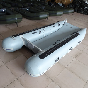 Catamarán de alta velocidad <span class=keywords><strong>Thunder</strong></span> Boat Cat Pesca Pontón inflable Catamarán Barco - Product Image 1