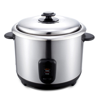 Cuisinière à riz électrique 1,8 L couleur personnalisée, corps en acier inoxydable coloré, couvercle en verre, pot antiadhésif, cuisson du riz, maintien au chaud, OEM