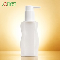 En stock – Flacon pompe ondulé de 100 ml à 250 ml pour savon liquide, gel douche, shampoing et désinfectant – Emballage cosmétique pour marque de beauté