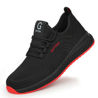 Chaussures de sécurité S3 noires en maille, améliorées, à embout en acier CE, anti-rayures, anti-perforation, pour la construction, été, travail, caoutchouc – Vente directe usine