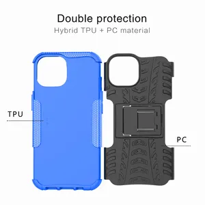 Pz 2 in 1 custodia per telefono Rosikin antiurto con cavalletto cover per telefono per iPhone 15 15 pro max