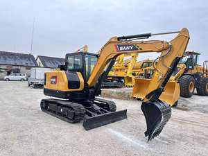 Mini Pelle d'Occasion Sany Sy55u Hydraulique sur Chenilles Moteur Kawasaki Boîte de Vitesses 5Ton Prix Bas Chine - Product Image 3