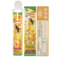 Comprimés effervescents de Vitamine C Pure Superfood Matrix Elemental Shield pour les Commuters, Marque Privée, Vente en Gros, 1000mg, 20 Comprimés