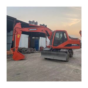 Doosan Venta caliente de segunda mano Doosan DH150 Excavadora usada en buenas condiciones Excavadora de ruedas - Product Image 1