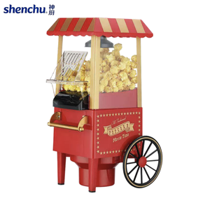 Ticari 220V 1300W Mobil Arabalı Paslanmaz Çelik Kazanlı Patlamış Mısır Makinesi Sokak Satışı İçin - Product Image 4
