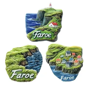 Imanes de Resina 3D de Dinamarca, Europa, Recuerdo Turístico, Adhesivo para Refrigerador, Artesanía, Regalo, Decoración - Product Image 2