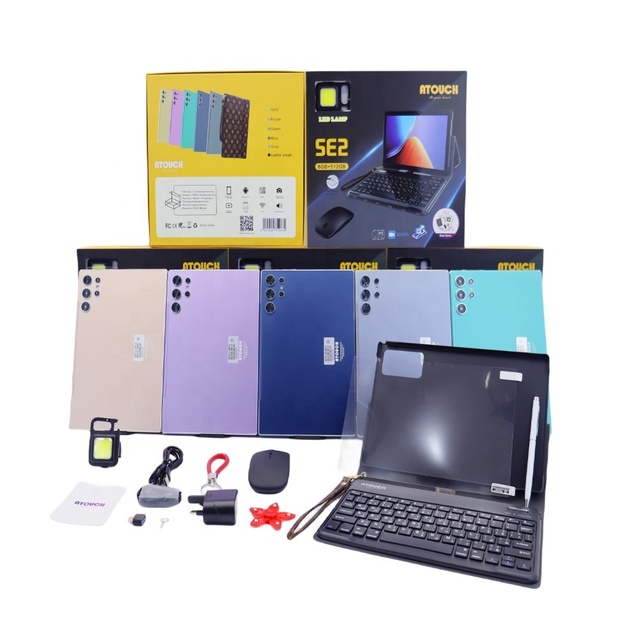Bulk Wholesale 10.1 Inch 5G WIFI Android Quad Core Tablet PC With Keyboard